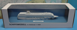 Kreuzfahrtschiff "AIDAmira" weiße Ausführung (1 St.)  D 2019 in ca. 1:1400